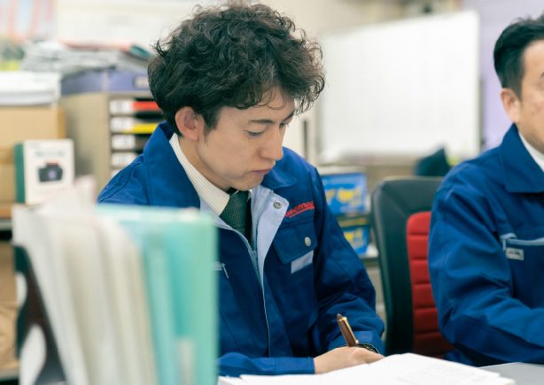 プロフィール｜仕事風景｜リネンサプライの仕事現場