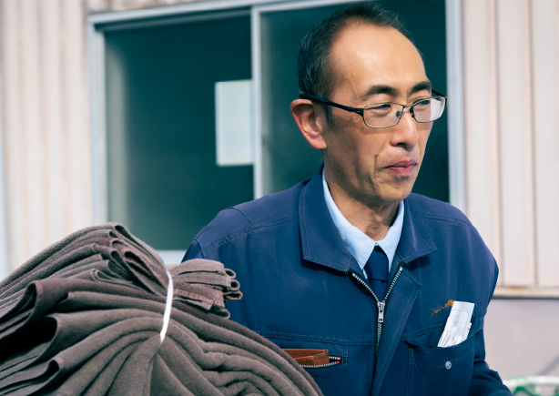 プロフィール｜仕事風景｜リネンサプライの仕事現場